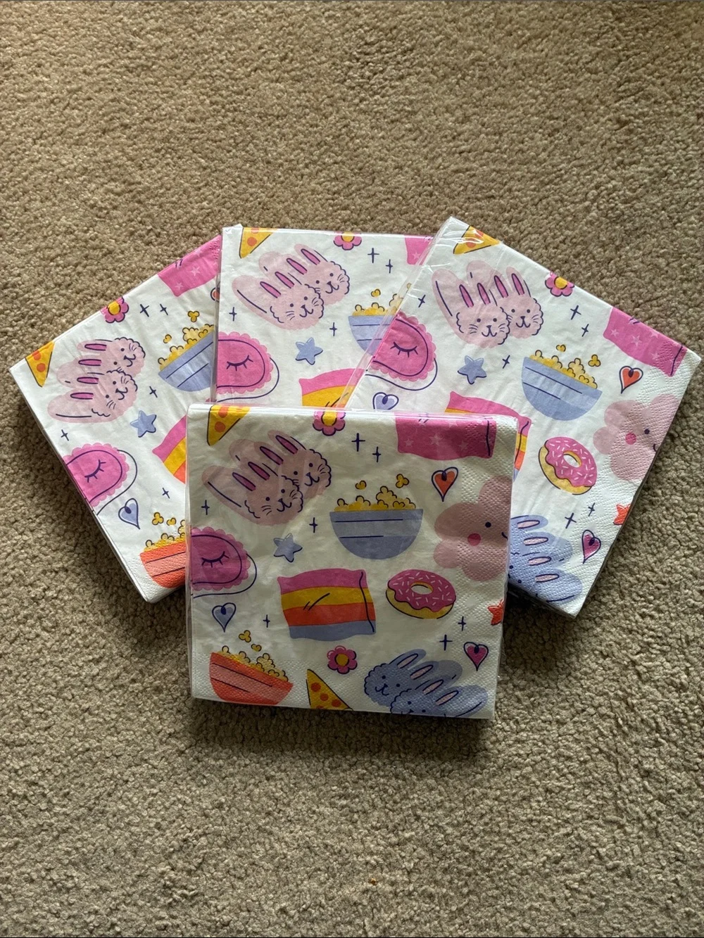 Say Hooray Sweet Dreams Slumber Party Napkins - Four Packs